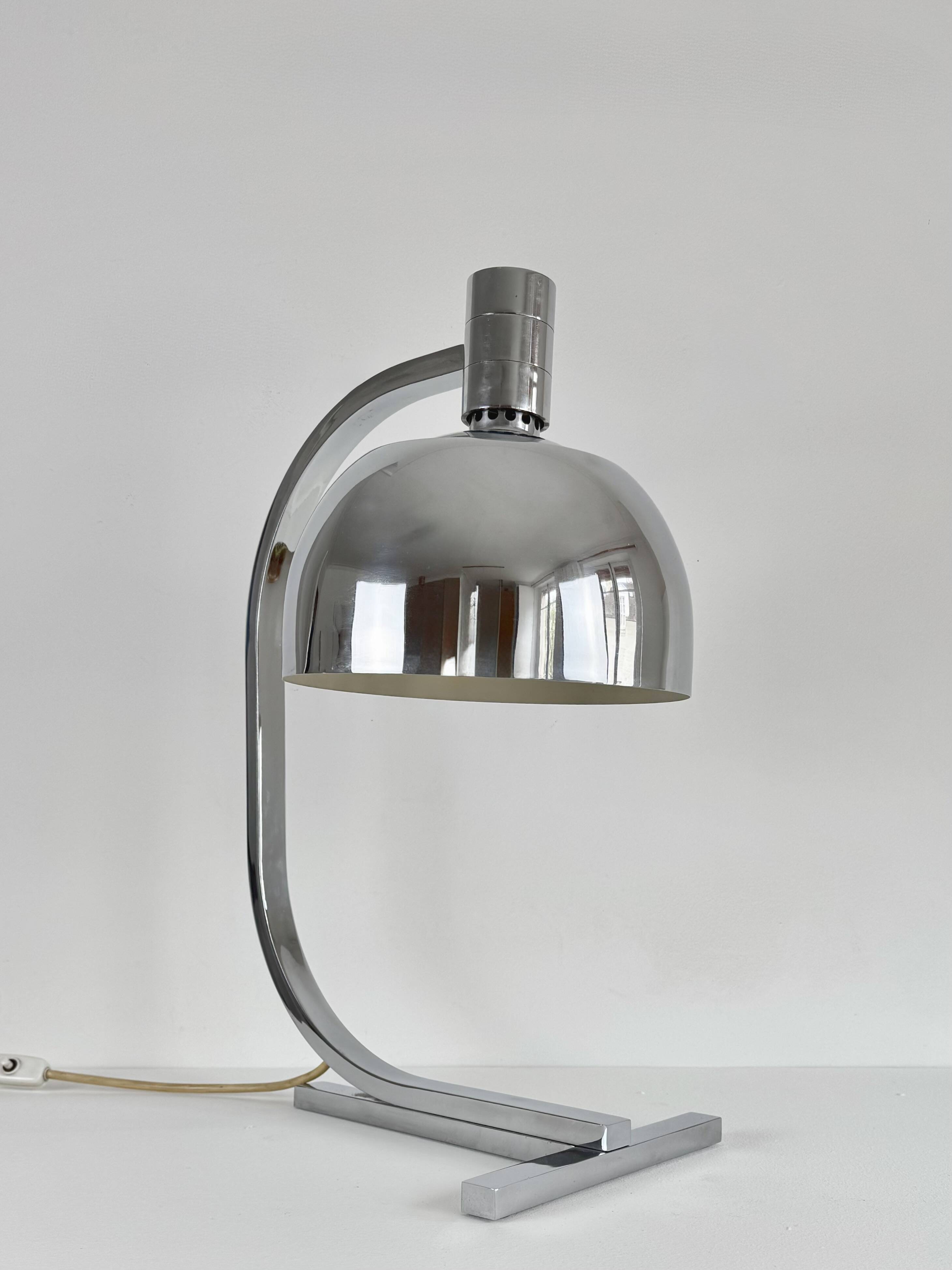 XL Lamp AM/AS by Franco Albini, chrome brass, Italy, 1960