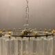 Mid-century italian murano glass tronchi tube lamp
