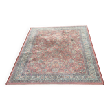 Persian rug burgundy wool 135x195cm
