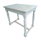 Old patinated table turned wood