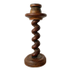 Wooden candle holder