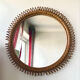 Miroir rond en rotin Franco Albini