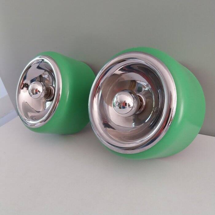 Pair of Italian wall lights from the 70s