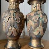 Pair of vintage Asian vases