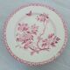 Cake dish on foot in iron earth of Gien model Pink hawthorn
