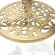 Pair of Victorian Style Openwork Brass Bolsters