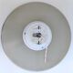 Ceiling lamp opaline glass and metal space age