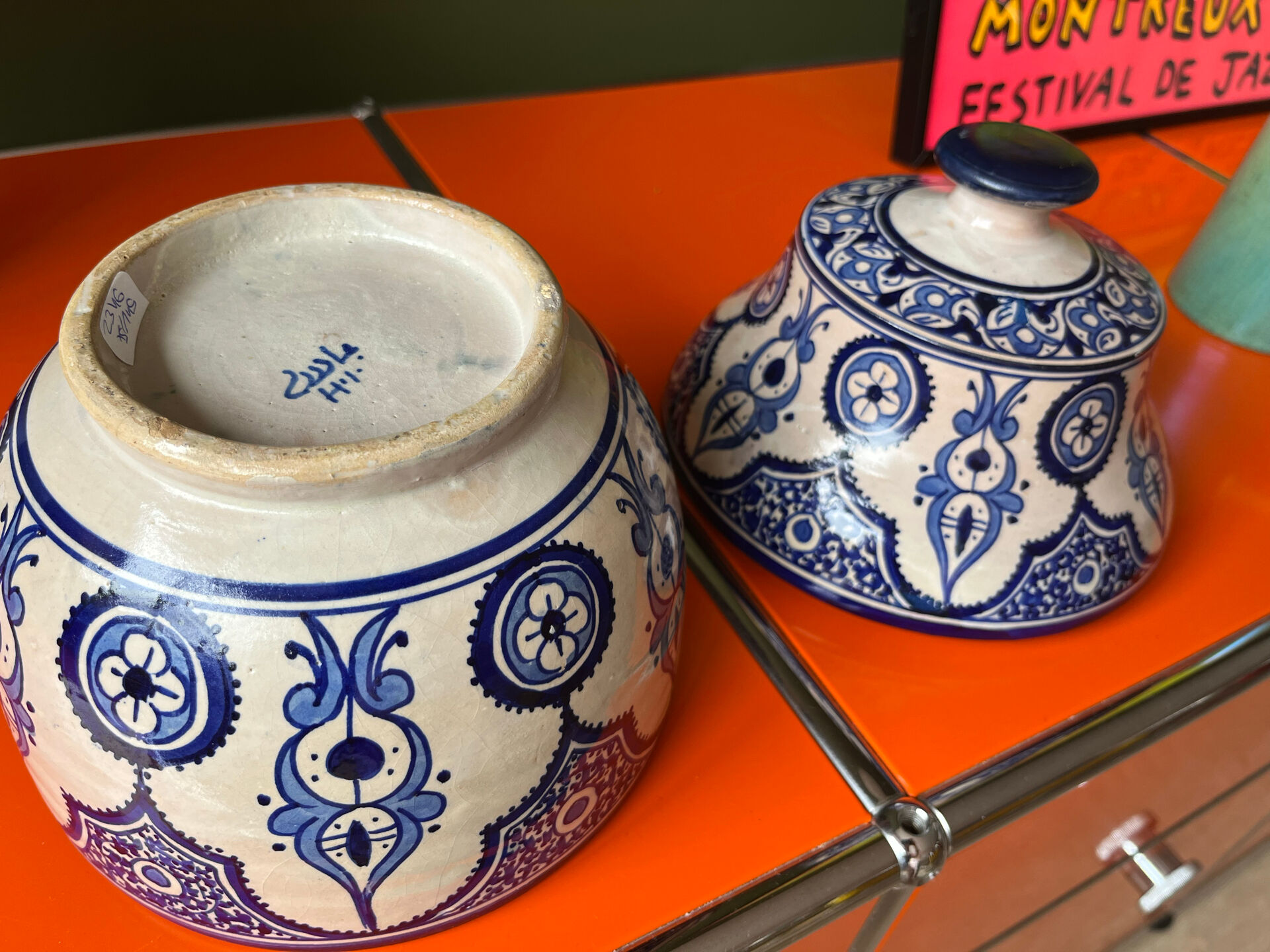 Ancient ceramic pot from Fès.