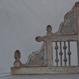 Two parts of railings, kind of crows from the 19th century. century carved wood