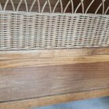 Rattan bed