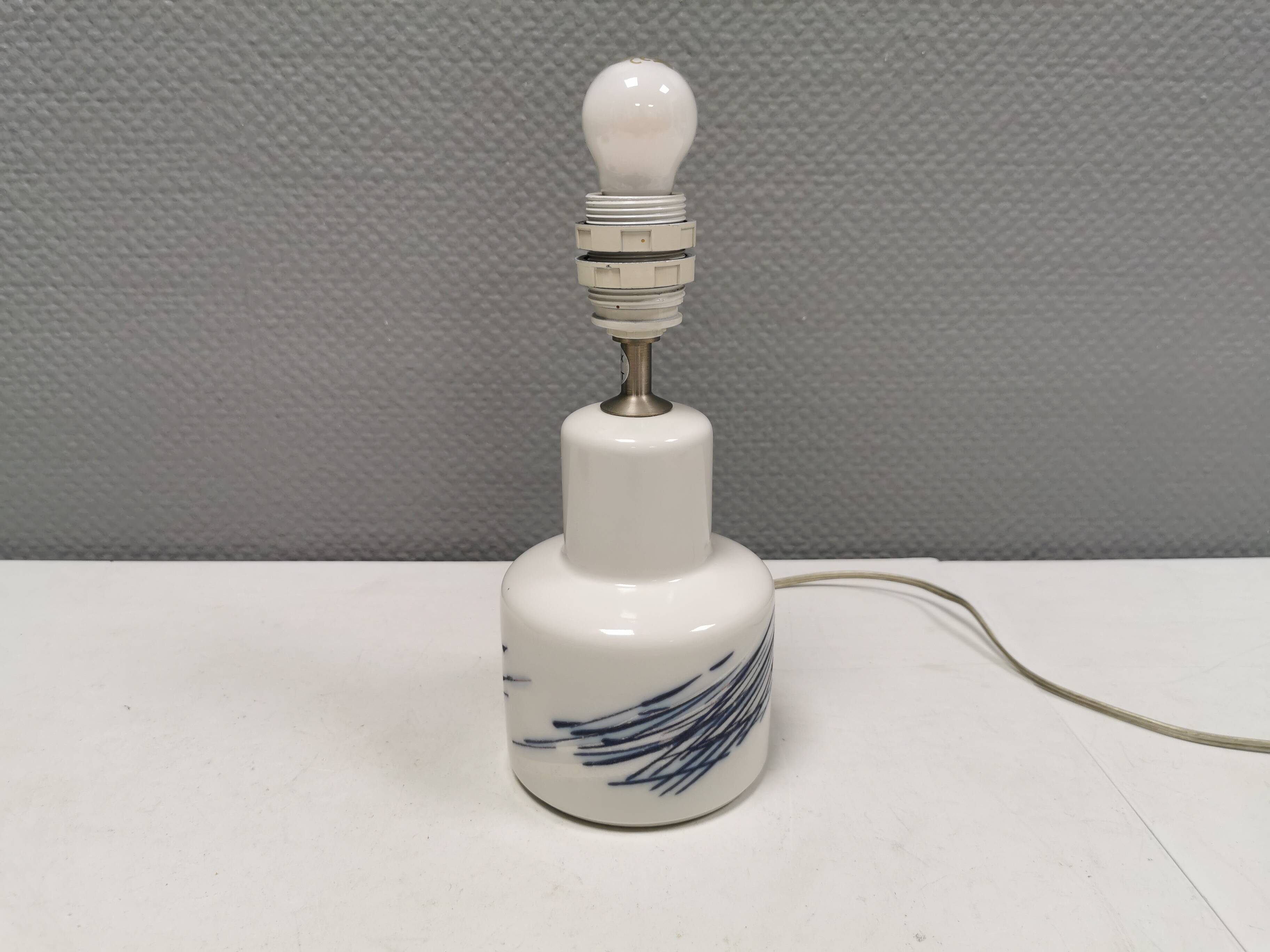 Royal Copenhagen Avena porcelain table lamp no. 22792, designed by Ivan Weiss (IW)