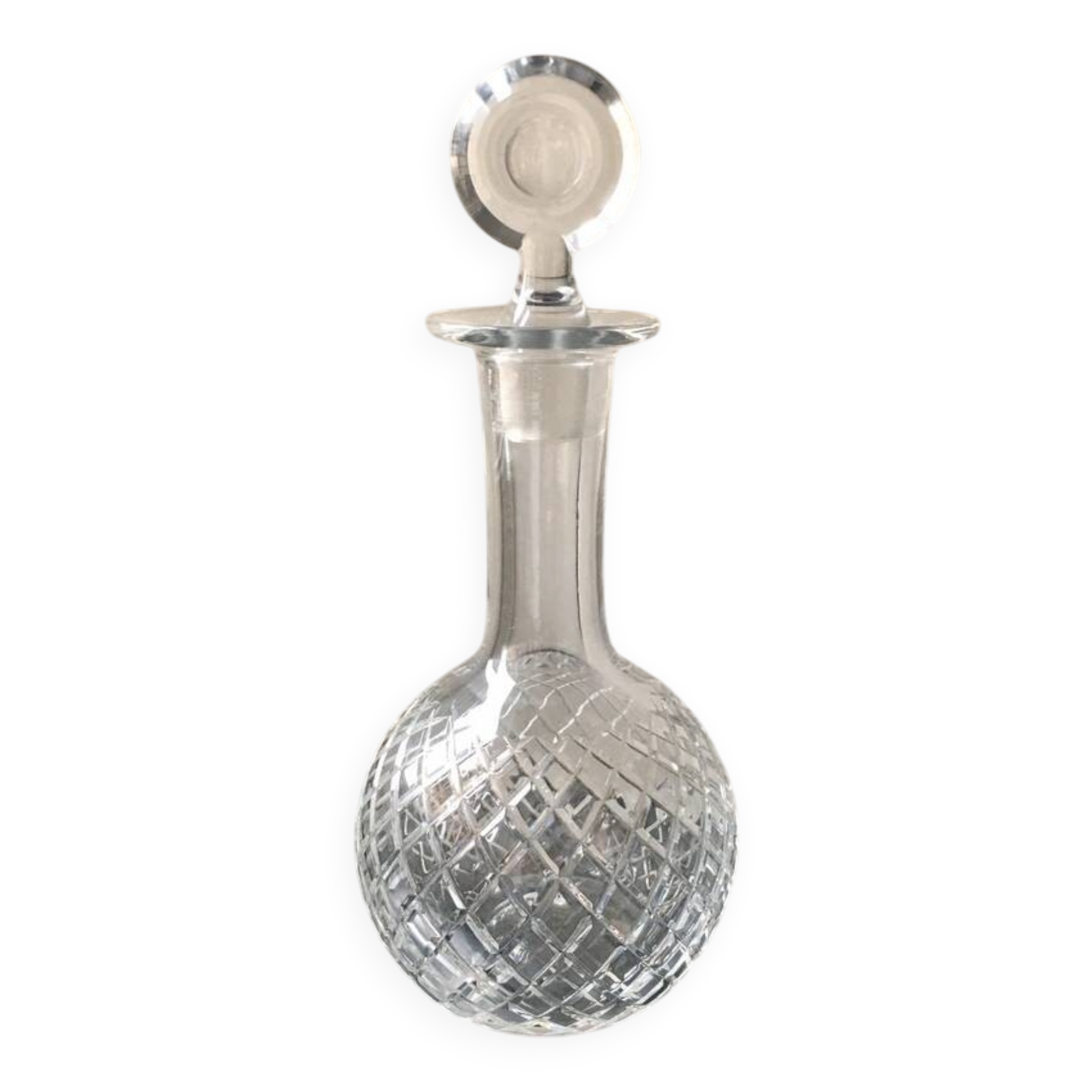 Carafe en cristal taillé 26 cm
