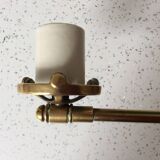 Applique en laiton : 3 lampes
