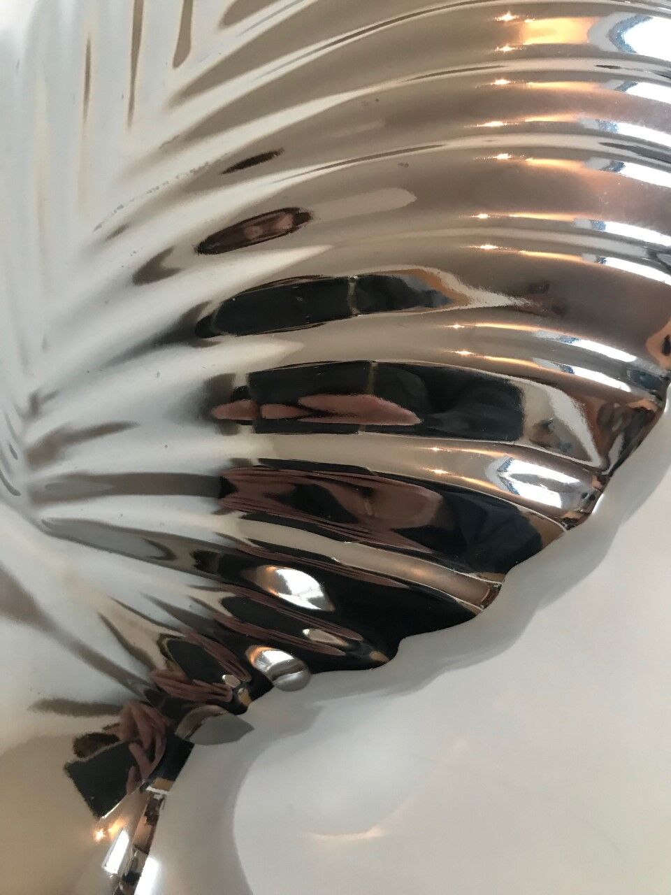 High Art Deco style metallic vase