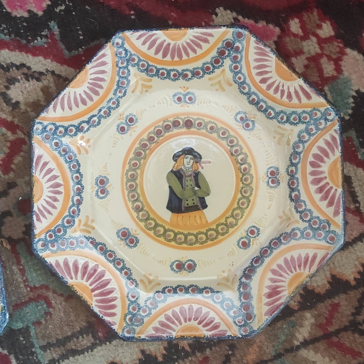 Two Henriot Quimper plates