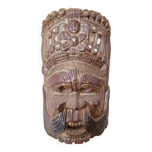 Masque en bois asie