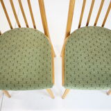 1970s set of four dining chairs by Ton, Czechoslovakia