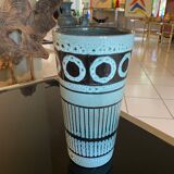 Vase à motifs géométriques en céramique