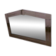 Large wall mirror in Art Deco style, facet-cut pink and clear glass