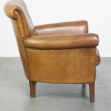 Fauteuil en cuir de mouton