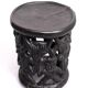 African tribal stool amileke, Cameroon Africa, 1950's
