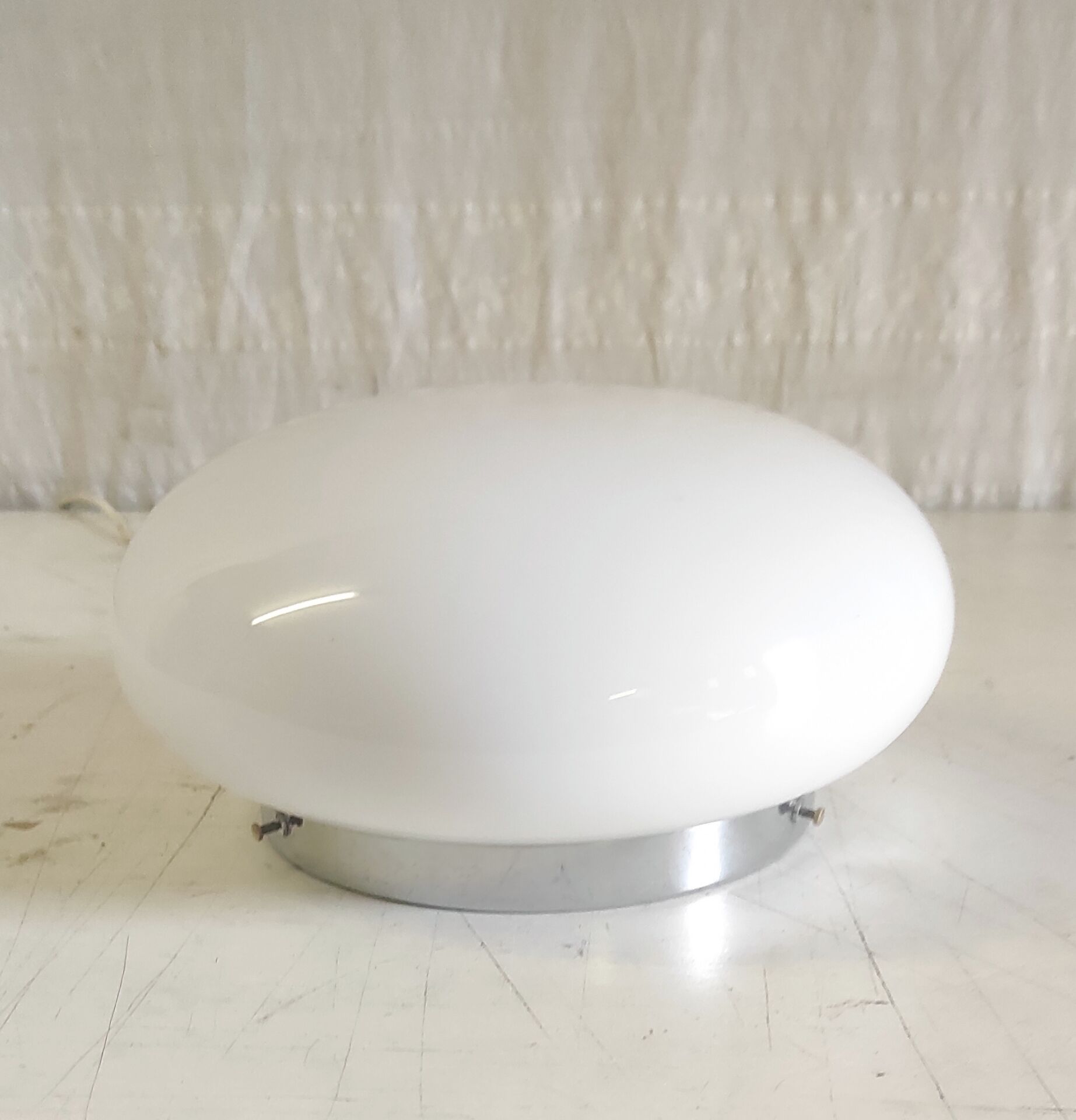Ceiling light or opaline globe wall light - mid 20th century.