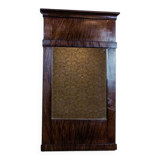 19th-Century Biedermeier Pier Glass in Dark Brown Mahogany Frame, 1890s