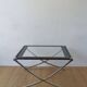 Table basse en chrome, années 1970