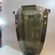 Czechoslovak vase smoke brown color