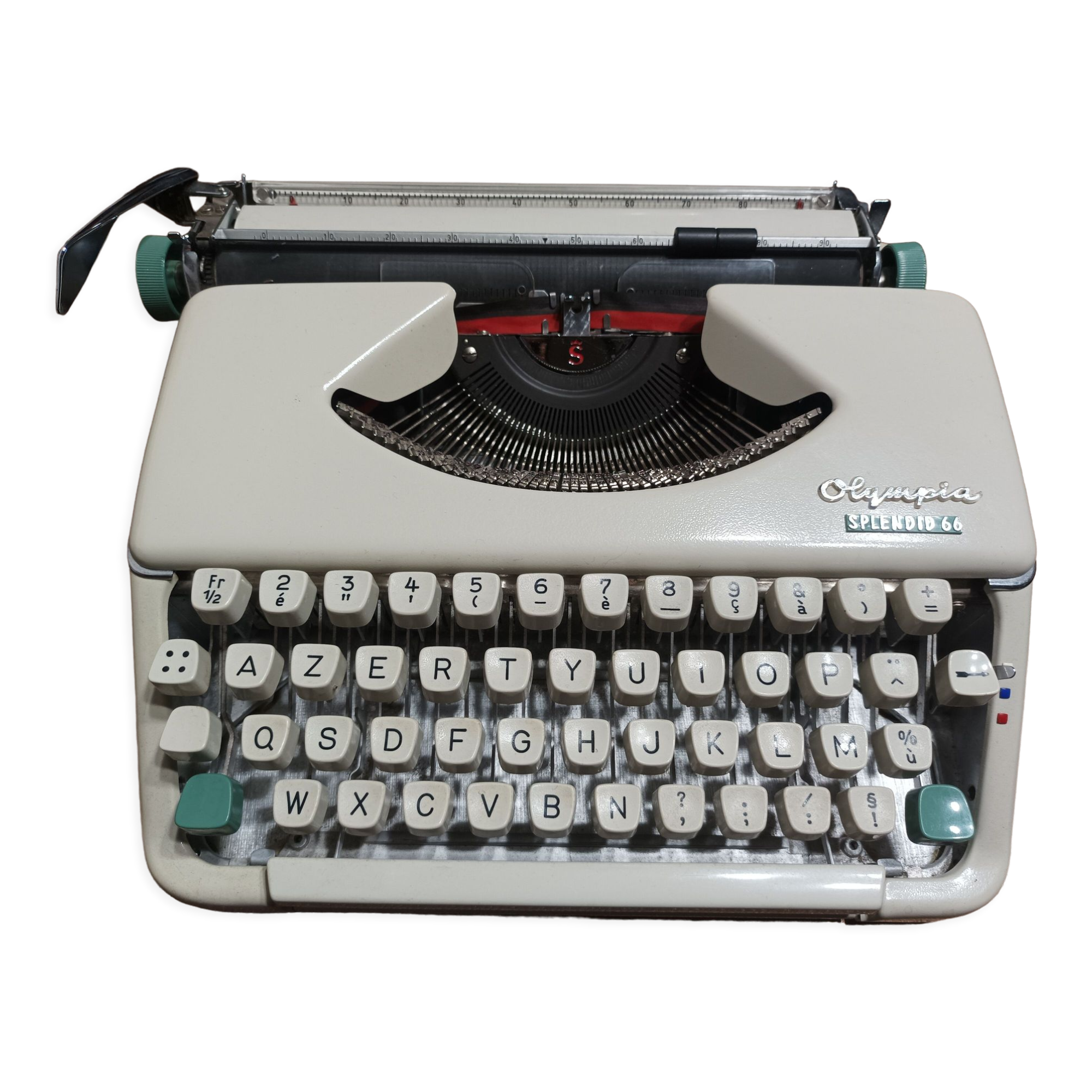 Vintage Olympia Splendid 66 machine + bag + manual