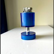 Vintage SAROME Japan Table lighter in Blue Plastic