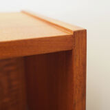 Bibliothèque en teck, design danois, années 1970, production: Danemark