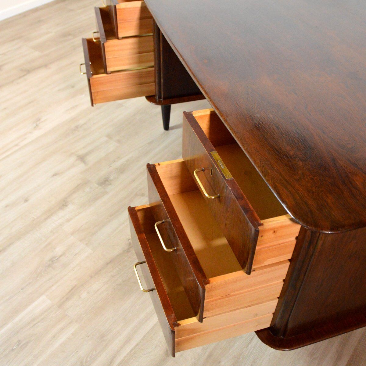 Rosewood desk Denmark vintage 1960s