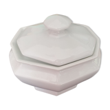 Sucrier en faience blanche