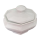Sucrier en faience blanche