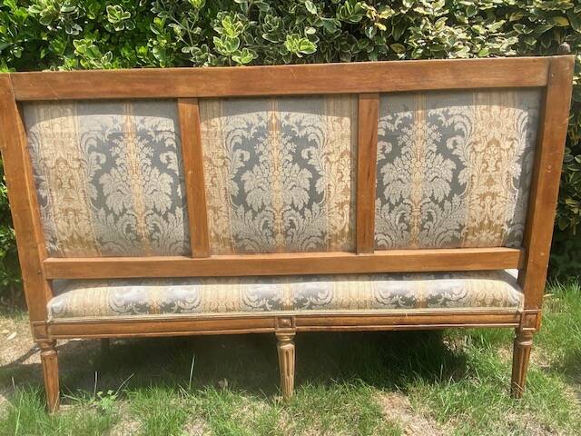 Banquette - Boudoir Sofa in Wood - Louis XVI Period