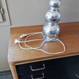 Vintage metal ball lamp from the 80s