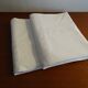 2 antique pillowcases embroidered with monograms GS cotton 78 cm x 75 cm