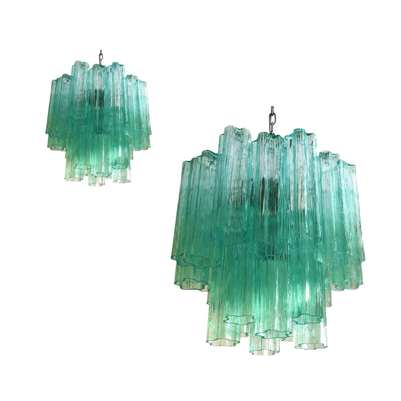 Contemporary Murano Glass Sputnik Chandelier , lot of 2 or a pair of chandeliers