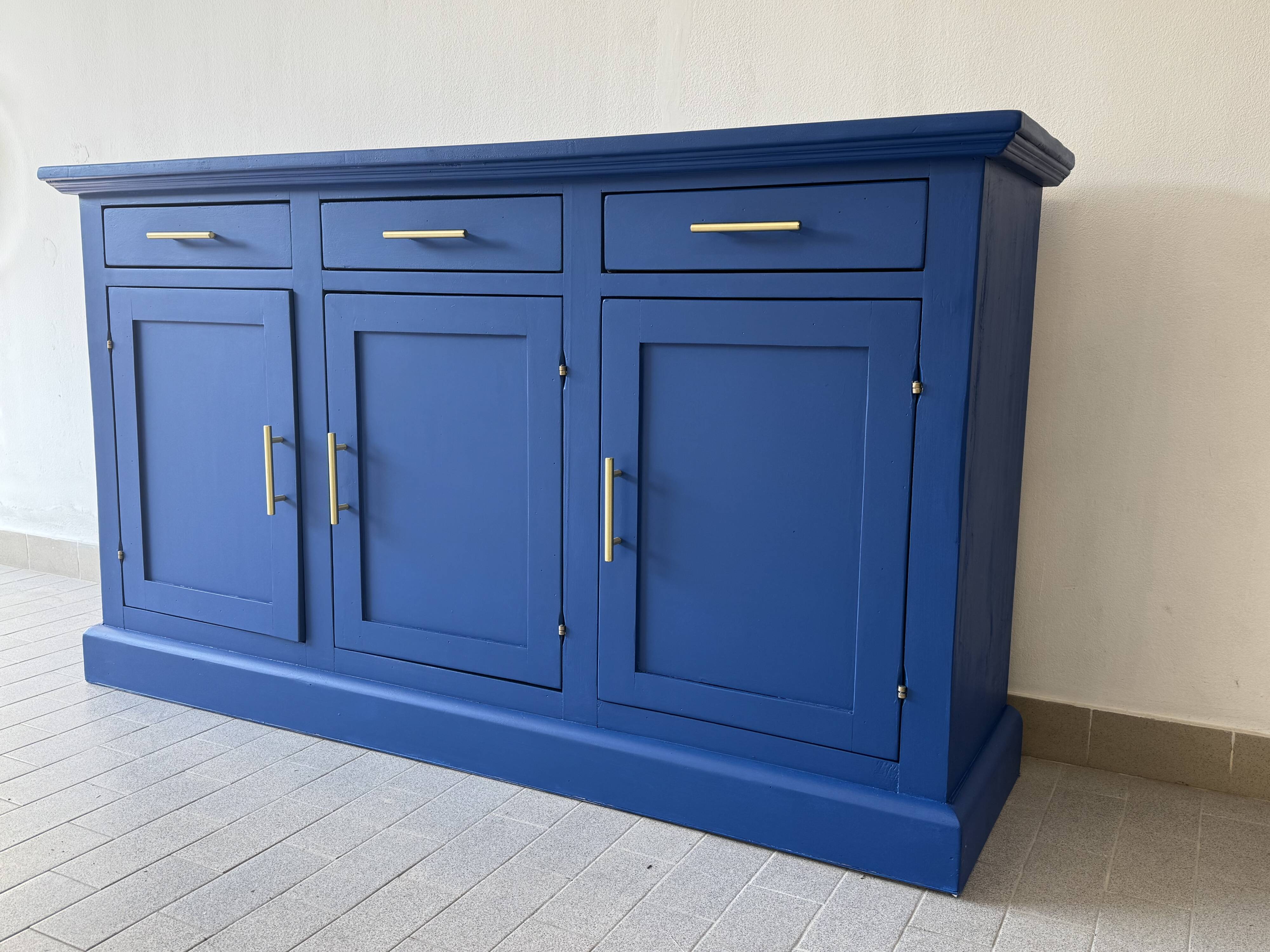 Antique Modernized Italian Credenza, single item