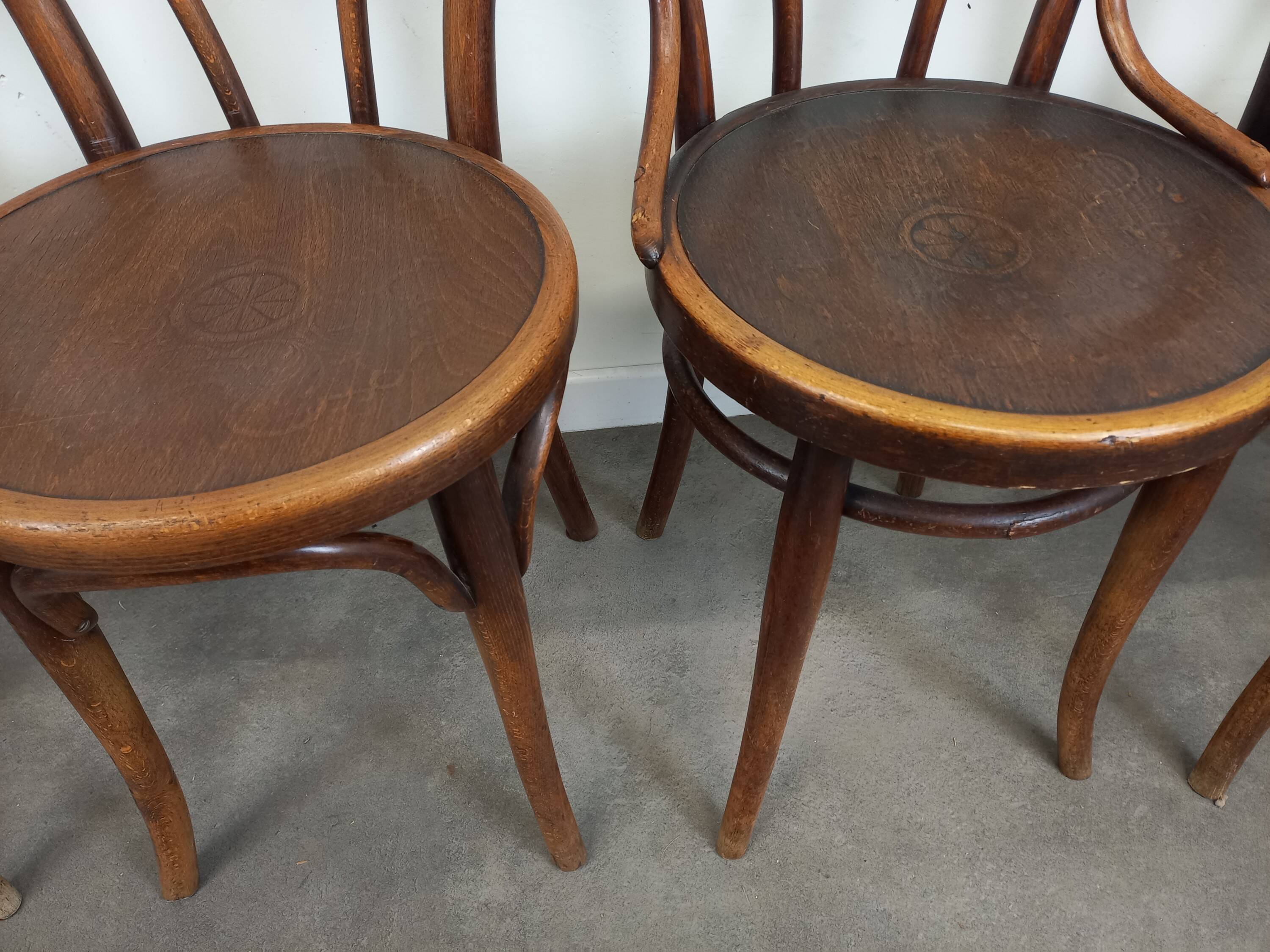 Thonet Bistro Chairs, Set of 6