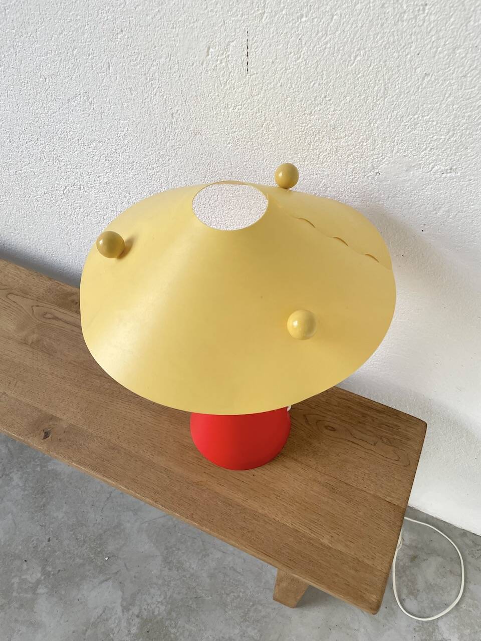 80s plastic children's desk lamp