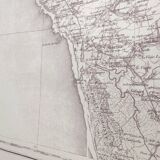 Old map Vendée west coast France 1930