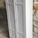 Paris wardrobe 2 doors pearl grey - vintage - 1950