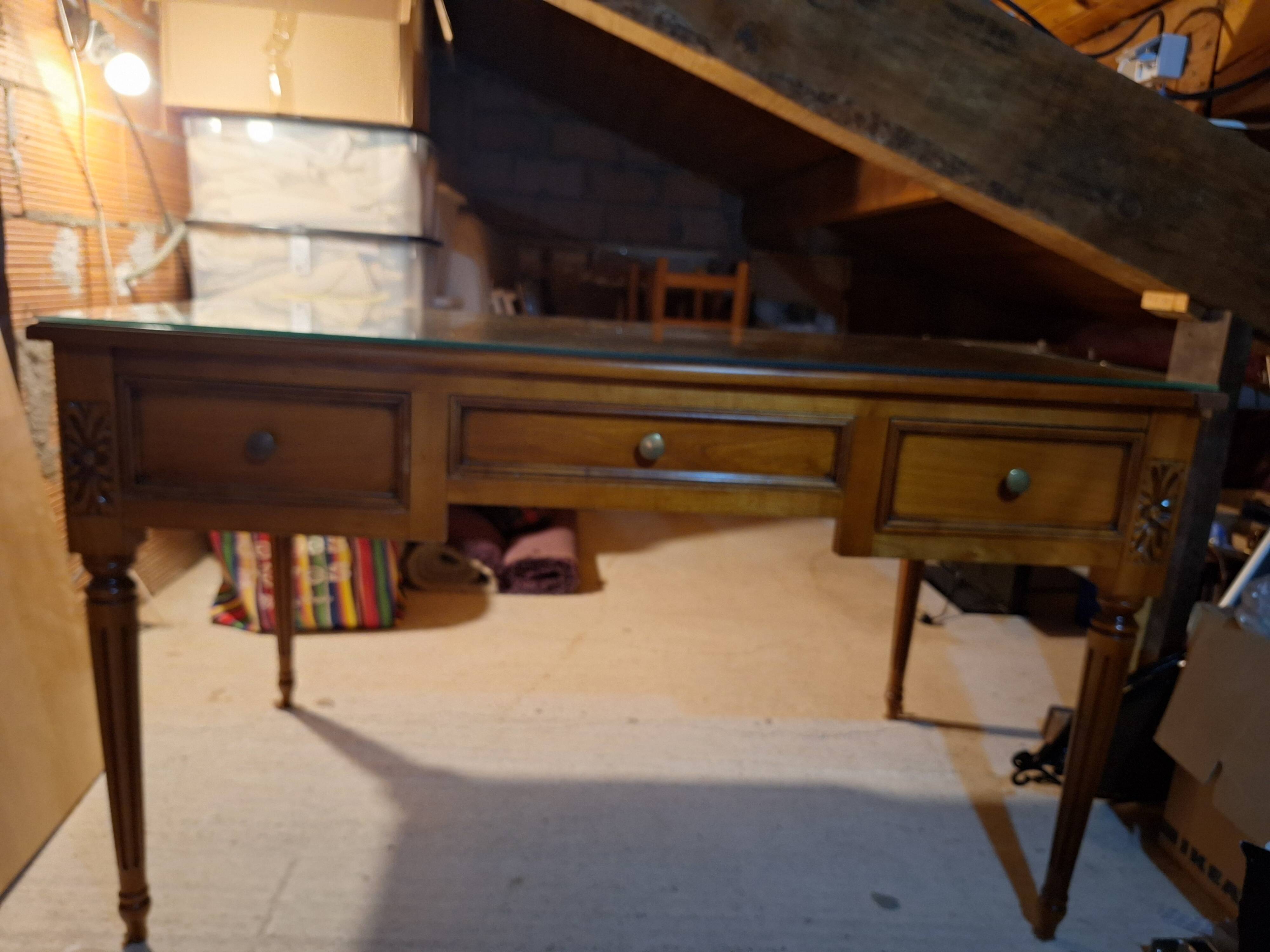 Cherry wood desk