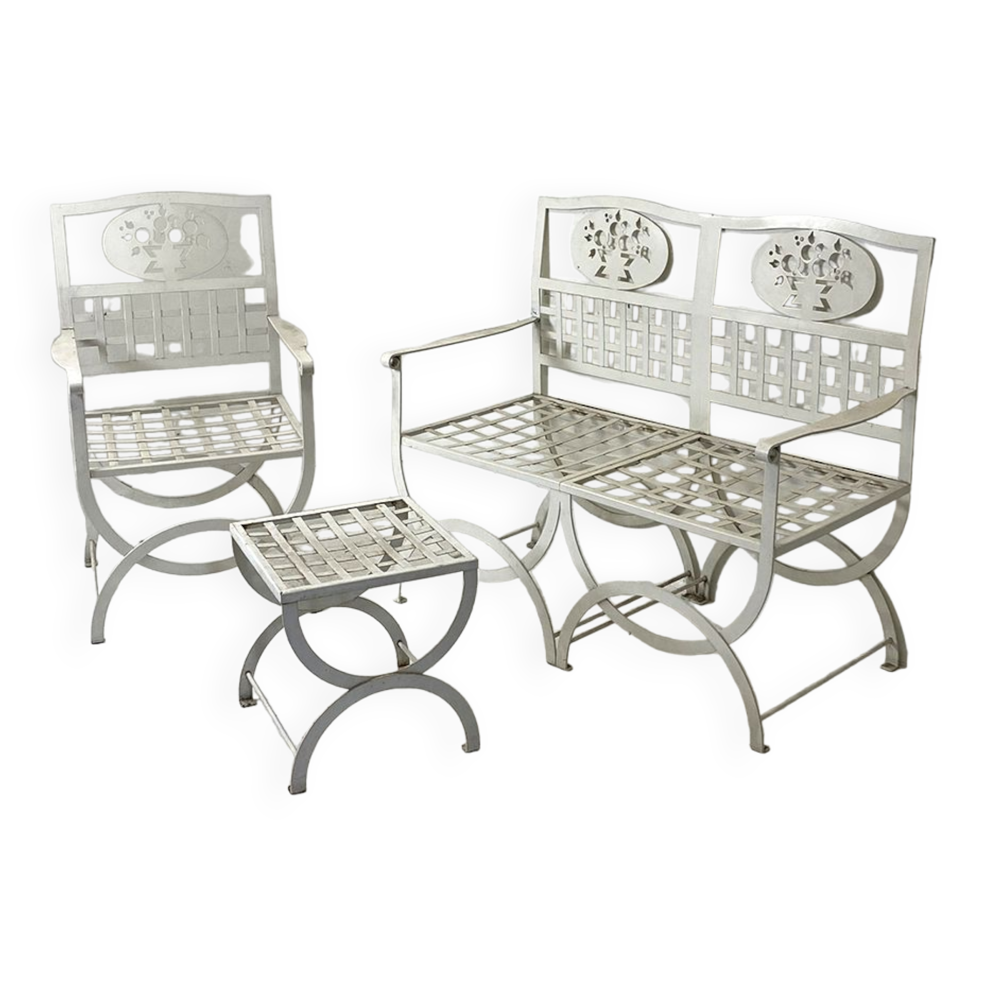 Metal garden furniture