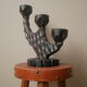 Vintage wooden candle holder