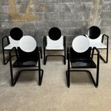 Ensemble de cinq chaises Martin Stoll, modèle G-pino "Pinocchio"