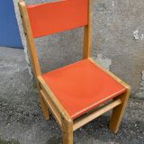Children's chair school 70s