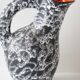 Pitcher vase ceramic way wash & orange 1950 1960 vintage 50's 60's